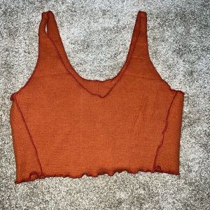 Burnt Orange Crop Top